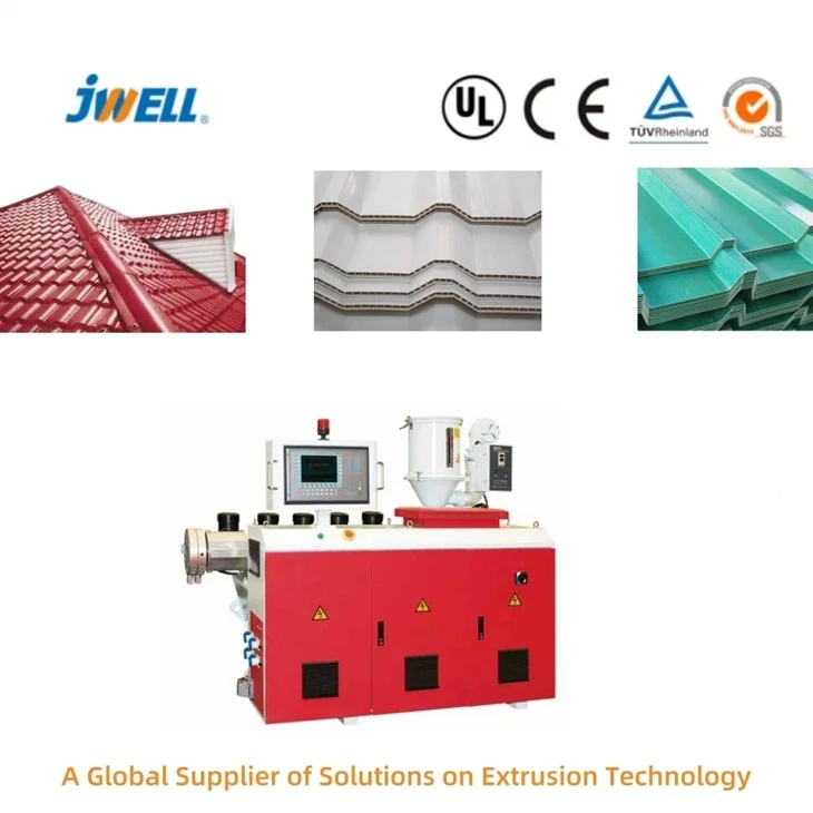 PVC And ASA Roof Tile Extrusion Line